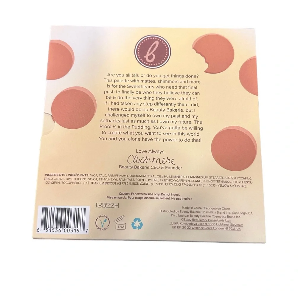 BEAUTY BAKERIE ~ Proof Is In The Puddin’ Pudding ~ Eyeshadow Palette NEW